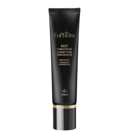Euphidra Mat Chiaro Fondotinta correttore opacizzante 30 ml Euphidra Mat Chiaro Fondotinta correttore opacizzante 30 ml