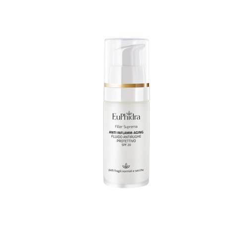 EuPhidra Filler Suprema Fluido viso anti Inflamm-Aging antirughe SPF20 30 ml