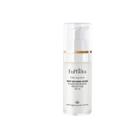 EuPhidra Filler Suprema Fluido viso anti Inflamm-Aging antirughe SPF20 30 ml EuPhidra Filler Suprema Fluido viso anti Inflamm-Aging antirughe SPF20 30 ml