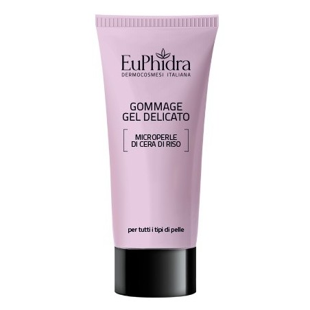 Euphidra Gommage viso delicato con microperle di cera di riso 75 ml Euphidra Gommage viso delicato con microperle di cera di riso 75 ml