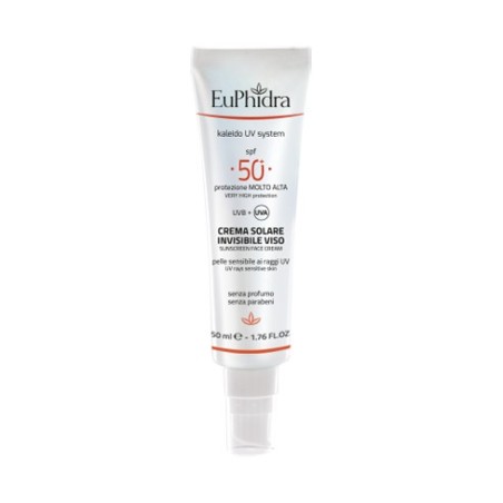 Euphidra Kaleido Crema solare viso invisibile SPF50+ 50 ml Euphidra Kaleido Crema solare viso invisibile SPF50+ 50 ml