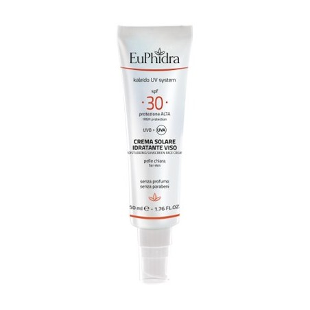 Euphidra Kaleido Crema solare idratante viso SPF30 50 ml Euphidra Kaleido Crema solare idratante viso SPF30 50 ml