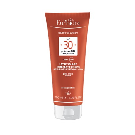 Euphidra Kaleido Latte solare idratante corpo SPF30 200 ml