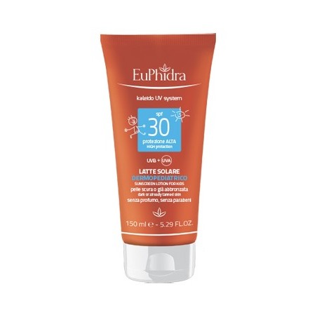Euphidra Kaleido Latte solare dermopediatrico SPF30 per bambini 150 ml Euphidra Kaleido Latte solare dermopediatrico SPF30 per bambini 150 ml