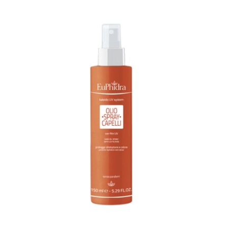 Euphidra Olio spray solare protettivo per capelli SPF6 150 ml Euphidra Olio spray solare protettivo per capelli SPF6 150 ml