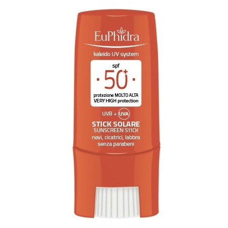 Euphidra Kaleido Stick solare protettivo SPF50+ zone sensibili 8 ml Euphidra Kaleido Stick solare protettivo SPF50+ zone sensibili 8 ml