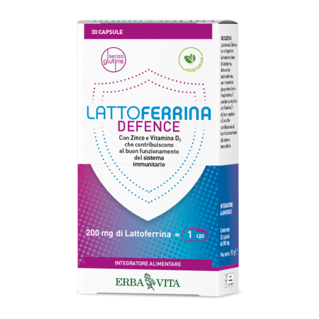 Lattoferrina Defence Integratore di Lattoferrina 30 capsule Lattoferrina Defence Integratore di Lattoferrina 30 capsule