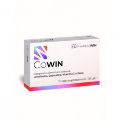Cowin 30 capsule - Integratore di lattoferrina, quercetina, vitamina C e zinco