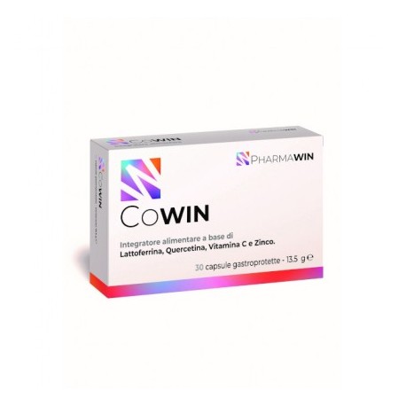 Cowin 30 capsule - Integratore di lattoferrina, quercetina, vitamina C e zinco