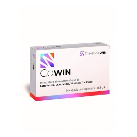 Cowin 30 capsule - Integratore di lattoferrina, quercetina, vitamina C e zinco Cowin 30 capsule - Integratore di lattoferrina, quercetina, vitamina C e zinco
