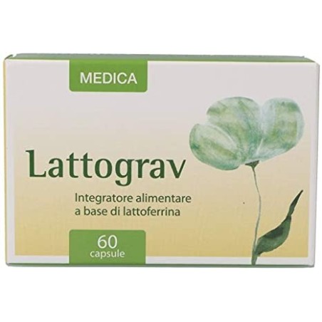 Lattograv 60 capsule - Integratore alimentare di lattoferrina Lattograv 60 capsule - Integratore alimentare di lattoferrina