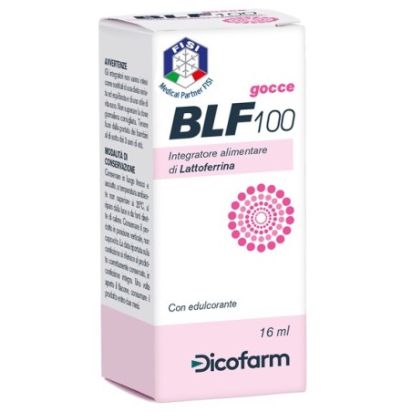 Dicofarm BLF 100 Gocce Integratore di lattoferrina per bambini 16 ml Dicofarm BLF 100 Gocce Integratore di lattoferrina per bambini 16 ml