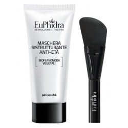 Euphidra Maschera viso ristrutturante anti età ai bioflavonoidi con pennello 75 ml