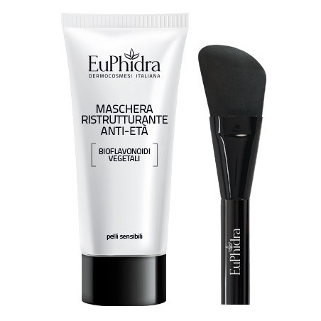 Euphidra Maschera viso ristrutturante anti età ai bioflavonoidi con pennello 75 ml Euphidra Maschera viso ristrutturante anti età ai bioflavonoidi con pennello 75 ml