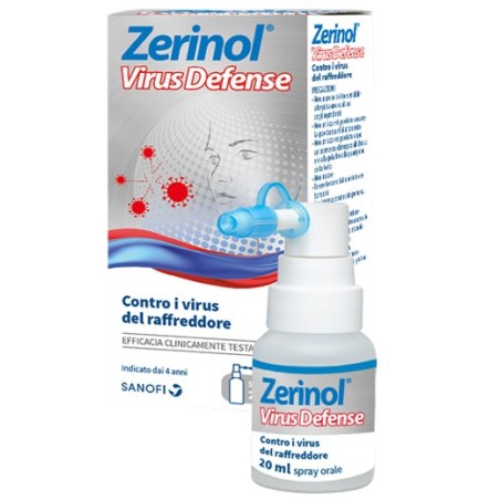 Zerinol Virus Defence - Spray orale per potenziare le difese 20 ml Zerinol Virus Defence - Spray orale per potenziare le difese 20 ml