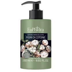 Euphidra Sapone liquido mani Fiori di Cotone talcato idratante 250 ml