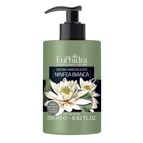 Euphidra Sapone liquido mani Ninfea Bianca idratante e delicato 250 ml