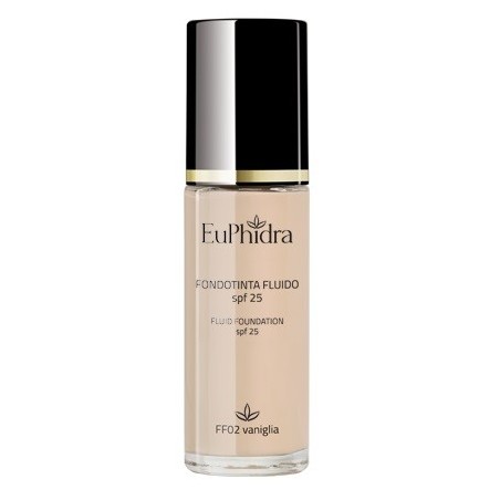 Euphidra Skin Color Fondotinta fluido idratante SPF25 FF02 vaniglia 30 ml Euphidra Skin Color Fondotinta fluido idratante SPF25 FF02 vaniglia 30 ml