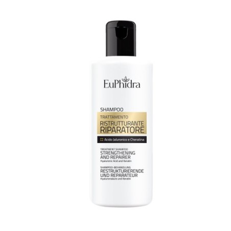 Euphidra Shampoo Trattamento ristrutturante rinforzante Acido Ialuronico e Cheratina 200 ml Euphidra Shampoo Trattamento ristrutturante rinforzante Acido Ialuronico e Cheratina 200 ml