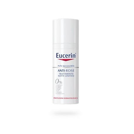 Eucerin Antirose Crema trattamento viso lenitivo notte per rosacea 50 ml