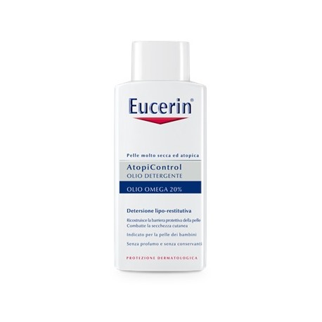 Eucerin AtopiControl Olio detergente 20% Omega pelle secca 400 ml