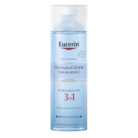 Eucerin Dermatoclean Hyaluron Acqua Micellare 3 in 1 detergente viso 200 ml Eucerin Dermatoclean Hyaluron Acqua Micellare 3 in 1 detergente viso 200 ml