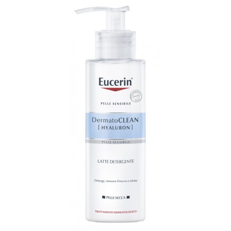 Eucerin DermatoCLEAN Hyaluron Latte detergente viso pelle sensibile 200 ml