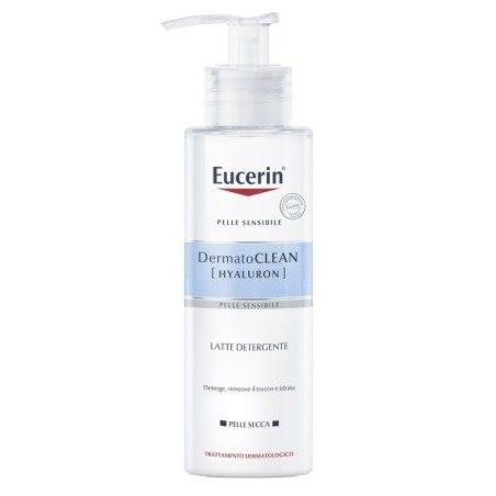 Eucerin DermatoCLEAN Hyaluron Latte detergente viso pelle sensibile 200 ml Eucerin DermatoCLEAN Hyaluron Latte detergente viso pelle sensibile 200 ml