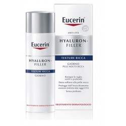 Eucerin Hyaluron-Filler Crema viso giorno idratante intensiva ricca 50 ml