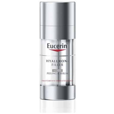 Eucerin Hyaluron-Filler Peeling & Serum Notte siero viso antirughe 30 ml Eucerin Hyaluron-Filler Peeling & Serum Notte siero viso antirughe 30 ml