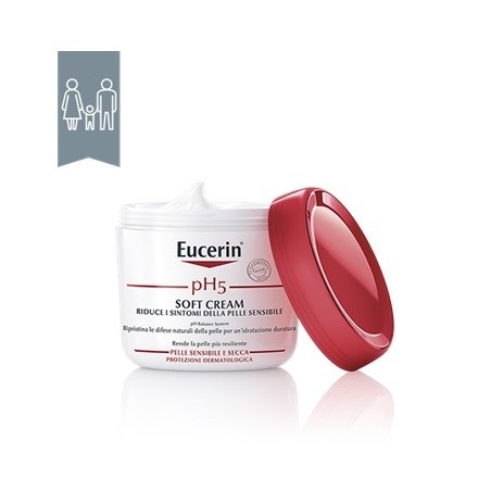 Eucerin pH 5 Soft Cream Crema idratante corpo pelle sensibile 450 ml Eucerin pH 5 Soft Cream Crema idratante corpo pelle sensibile 450 ml