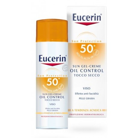 Eucerin Sun Oil Control SPF50+ Protezione solare pelle grassa acneica 50 ml