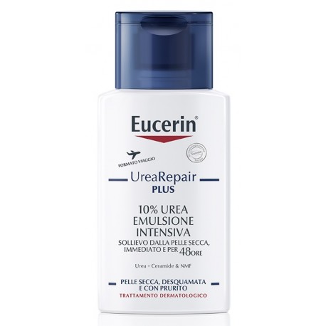 Eucerin UreaRepair 10% Emulsione intensiva pelle secca formato viaggio 100 ml