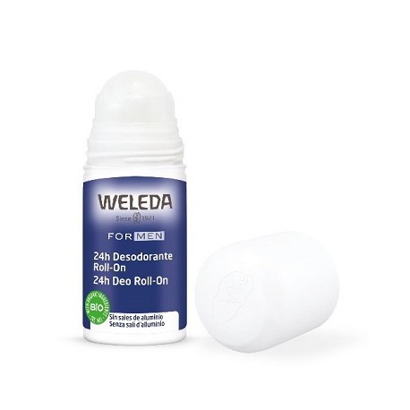 Weleda 24H For Men Deodorante roll-on agli oli essenziali 50 ml