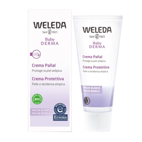 Weleda Baby Derma Crema protettiva per bambini alla malva bianca 50 ml Weleda Baby Derma Crema protettiva per bambini alla malva bianca 50 ml