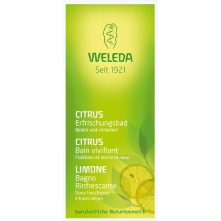 Weleda Bagno rinfrescante energizzante profumato al Limone 200 ml Weleda Bagno rinfrescante energizzante profumato al Limone 200 ml