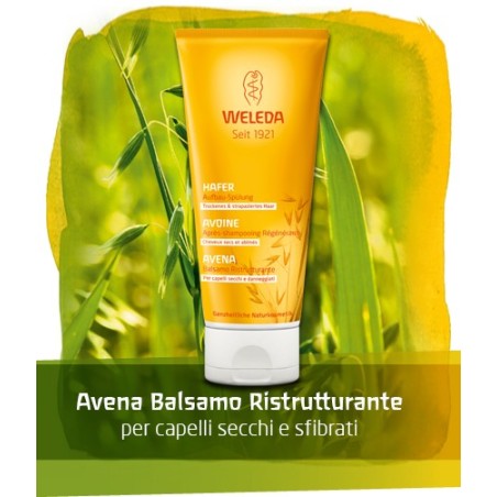 Weleda Balsamo per capelli all'Avena per capelli secchi e danneggiati 200 ml Weleda Balsamo per capelli all'Avena per capelli secchi e danneggiati 200 ml