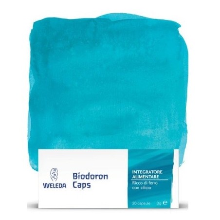 Weleda Biodoron Caps integratore per cefalea e anemia 20 capsule Weleda Biodoron Caps integratore per cefalea e anemia 20 capsule