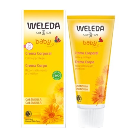 Weleda Baby Crema corpo idratante alla Calendula per bambini 75 ml Weleda Baby Crema corpo idratante alla Calendula per bambini 75 ml