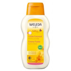 Weleda Baby Crema fluida idratante alla calendula per bambini 200 ml