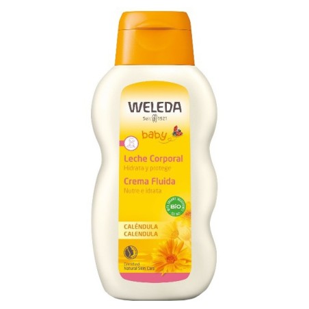 Weleda Baby Crema fluida idratante alla calendula per bambini 200 ml Weleda Baby Crema fluida idratante alla calendula per bambini 200 ml
