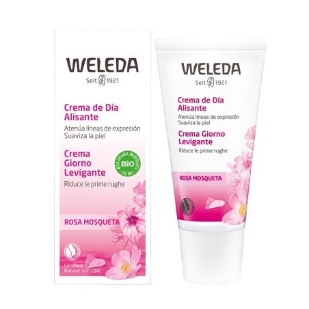 Weleda Crema viso giorno levigante alla Rosa Mosqueta pelli secche 30 ml Weleda Crema viso giorno levigante alla Rosa Mosqueta pelli secche 30 ml