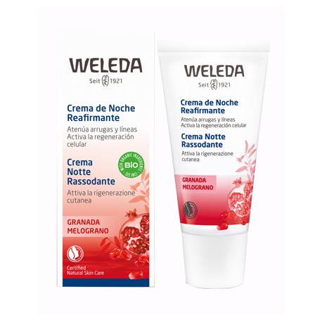 Weleda Crema viso notte rassodante e antiossidante al Melograno 30 ml