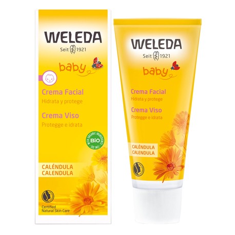 Weleda Baby Crema viso protettiva alla calendula per bambini 50 ml