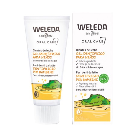 Weleda Dentifricio in gel per bambini protettivo igienizzante 50 ml