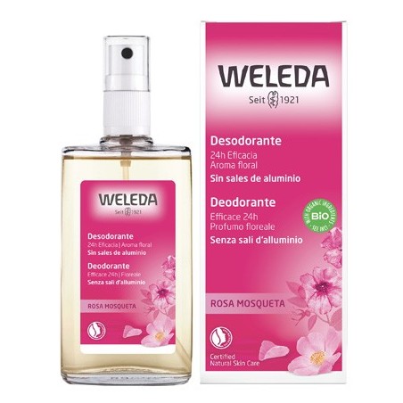 Weleda Deodorante profumato 24H alla Rosa Mosqueta 100 ml Weleda Deodorante profumato 24H alla Rosa Mosqueta 100 ml