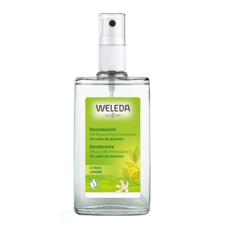 Weleda Deodorante spray profumato al Limone 24H 100 ml Weleda Deodorante spray profumato al Limone 24H 100 ml