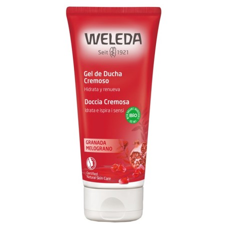 Weleda Doccia cremosa al Melograno detergente corpo idratante 200 ml Weleda Doccia cremosa al Melograno detergente corpo idratante 200 ml