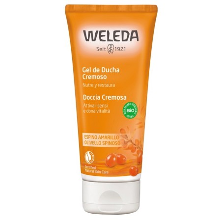 Weleda Doccia cremosa all'Olivello Spinoso detergente corpo idratante 200 ml Weleda Doccia cremosa all'Olivello Spinoso detergente corpo idratante 200 ml