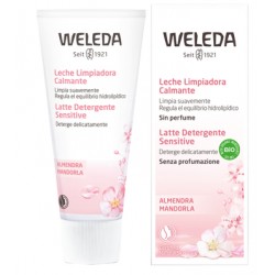 Weleda Latte detergente Sensitive con olio di mandorla pelle reattiva 75 ml